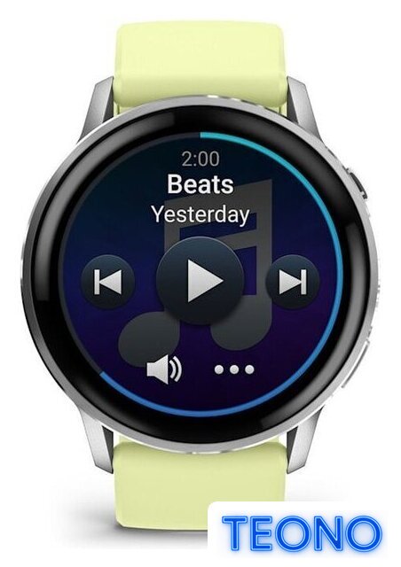 Умные часы Garmin Venu 4 45 мм (серебристый/желтый) - Изображение №2 — Интернет-магазин Teono.by