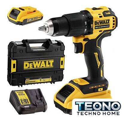 Ударная дрель-шуруповерт DeWalt DCD709D2T (с 2-мя АКБ 2 Ah, кейс) - Изображение №1 — Интернет-магазин Teono.by