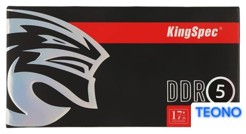 Оперативная память KingSpec 16ГБ DDR5 SODIMM 5600 МГц KS5600D5N11016G - Изображение №3 — Интернет-магазин Teono.by