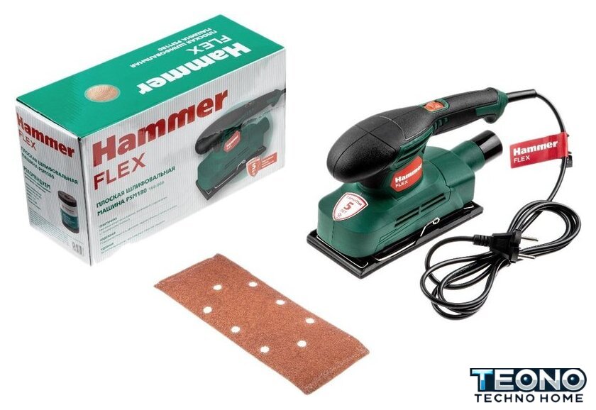 Виброшлифмашина Hammer PSM180 - Изображение №8 — Интернет-магазин Teono.by