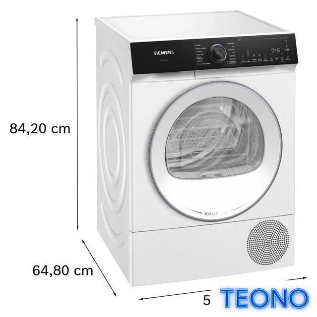 Сушильная машина Siemens iQ500 WQ46M2DSPL - Изображение №8 — Интернет-магазин Teono.by