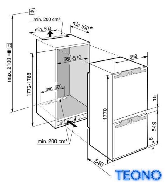 Холодильник Liebherr ICNd 5173 Peak - Изображение №3 — Интернет-магазин Teono.by