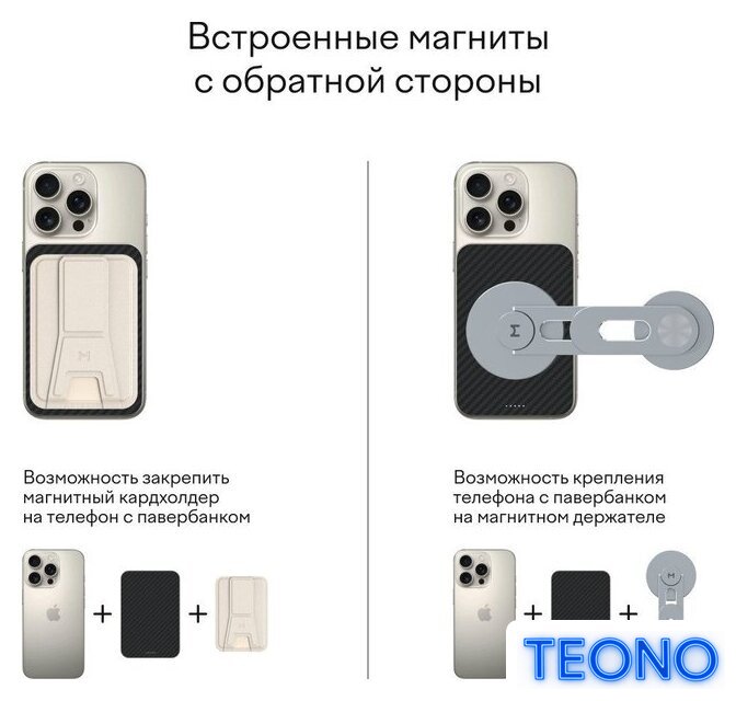 Внешний аккумулятор Magssory Pride Magnetic Power Bank 10000mAh PBN021 - Изображение №9 — Интернет-магазин Teono.by