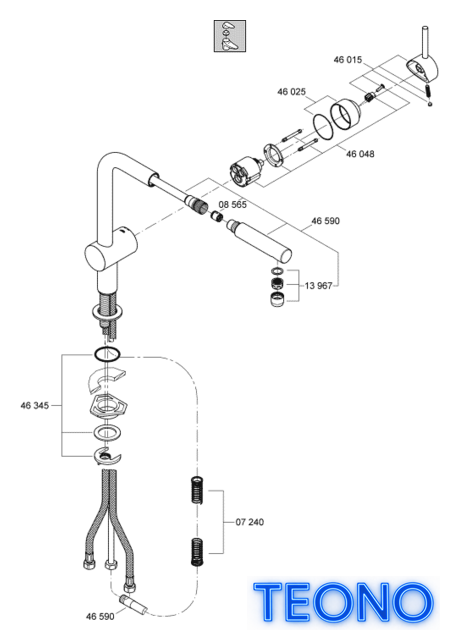 Смеситель Grohe Minta 32168DC0 (суперсталь) - Изображение №4 — Интернет-магазин Teono.by