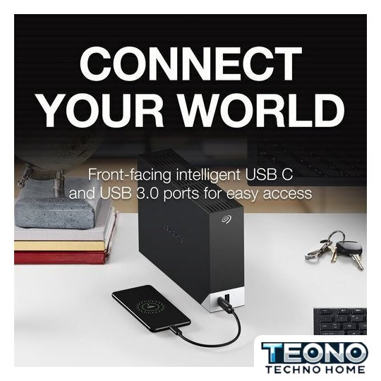 Внешний накопитель Seagate One Touch Desktop Hub STLC18000402 18TB - Изображение №3 — Интернет-магазин Teono.by
