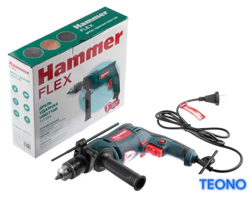 Ударная дрель Hammer UDD710D - Изображение №8 — Интернет-магазин Teono.by