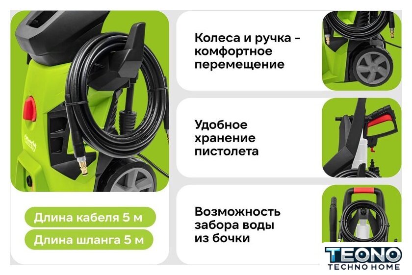 Мойка высокого давления Grizzly SKY-30 - Изображение №13 — Интернет-магазин Teono.by