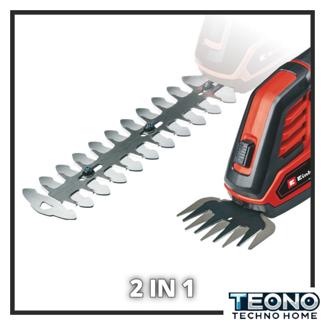 Кусторез + ножницы Einhell GE-CG 18/100 Li T-Solo 3410310 (без АКБ) - Изображение №7 — Интернет-магазин Teono.by