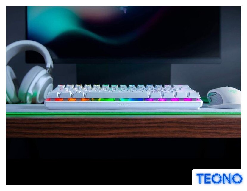 Клавиатура Razer Huntsman Mini Linear (белый) - Изображение №5 — Интернет-магазин Teono.by