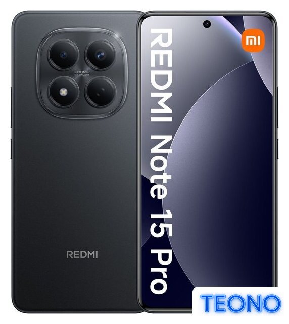 Телефон Xiaomi Redmi Note 15 Pro 8GB/256GB международная версия (черный металл) - Изображение №1 — Интернет-магазин Teono.by