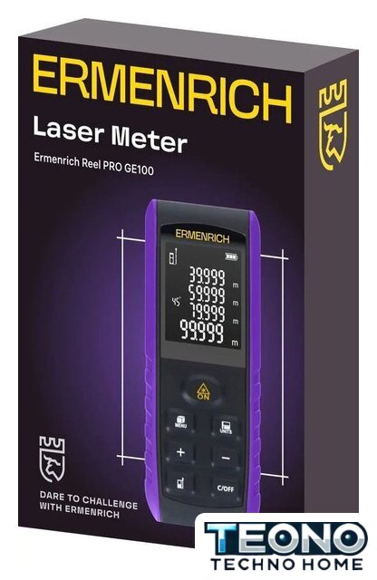 Лазерный дальномер Ermenrich Reel PRO GE100 86256 - Изображение №2 — Интернет-магазин Teono.by