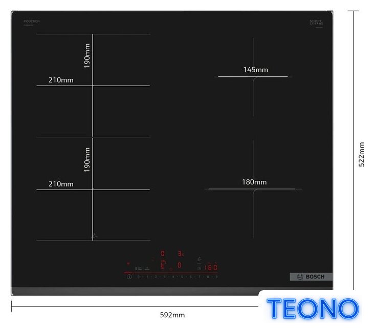 Варочная панель Bosch Serie 6 PVS63KHC1Z - Изображение №5 — Интернет-магазин Teono.by