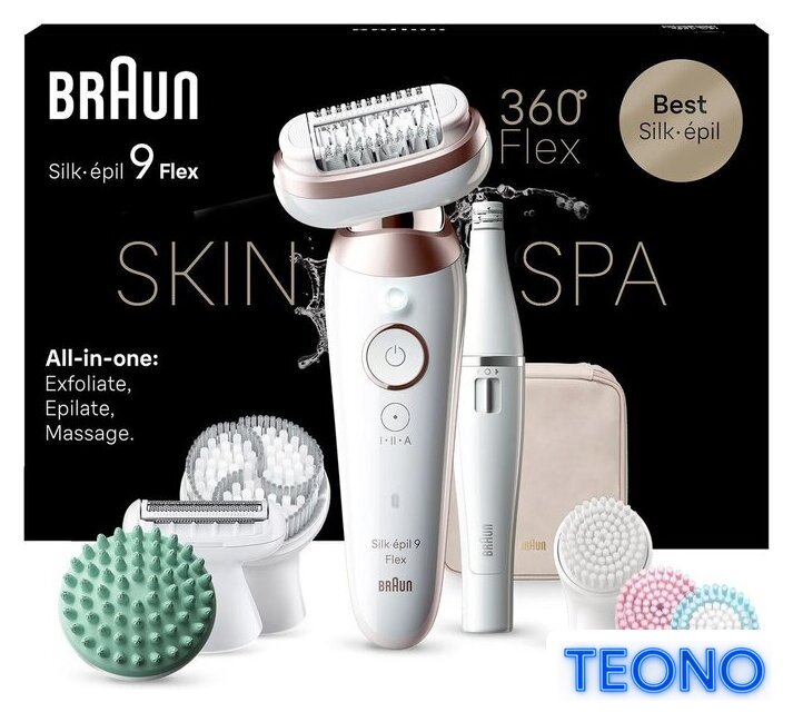 Эпилятор Braun Silk·epil 9 Flex 9-580 3D - Изображение №2 — Интернет-магазин Teono.by