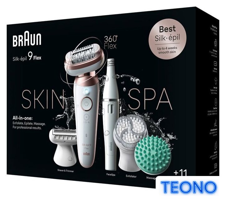 Эпилятор Braun Silk·epil 9 Flex 9-580 3D - Изображение №4 — Интернет-магазин Teono.by