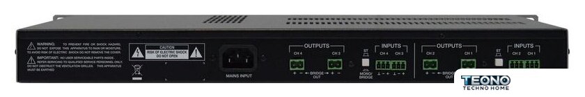 Усилитель мощности Ecler eGPA4-150 - Изображение №2 — Интернет-магазин Teono.by