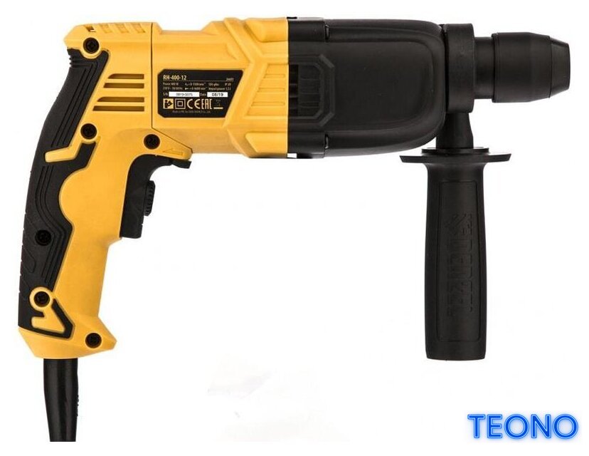 Перфоратор Denzel RH-400-12 - Изображение №8 — Интернет-магазин Teono.by