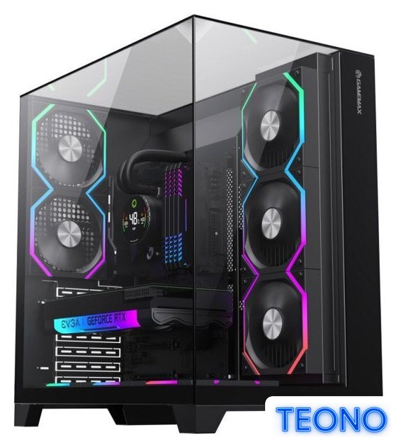 Корпус GameMax Infinity Pro BK (черный) - Изображение №1 — Интернет-магазин Teono.by