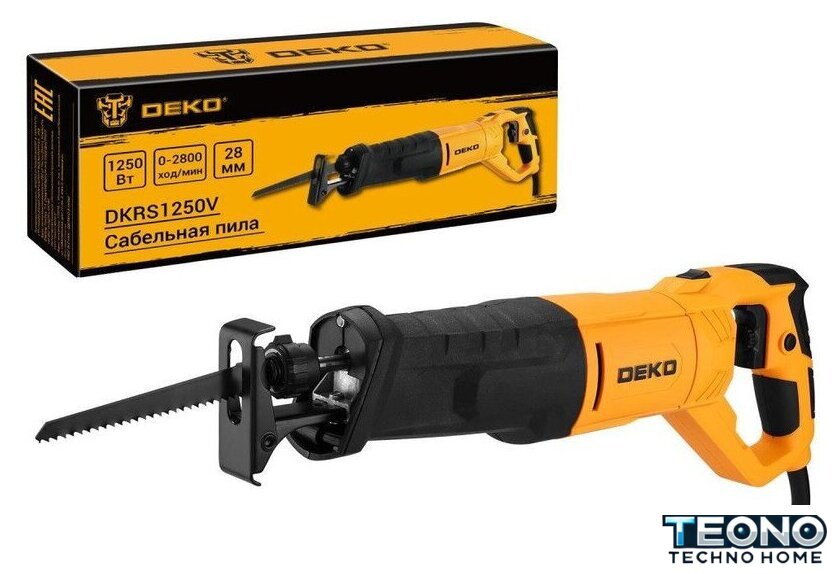 Сабельная пила Deko DKRS1250V 083-1072 - Изображение №1 — Интернет-магазин Teono.by