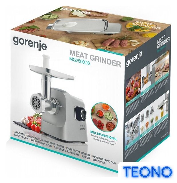 Мясорубка Gorenje MG2500DS - Изображение №13 — Интернет-магазин Teono.by