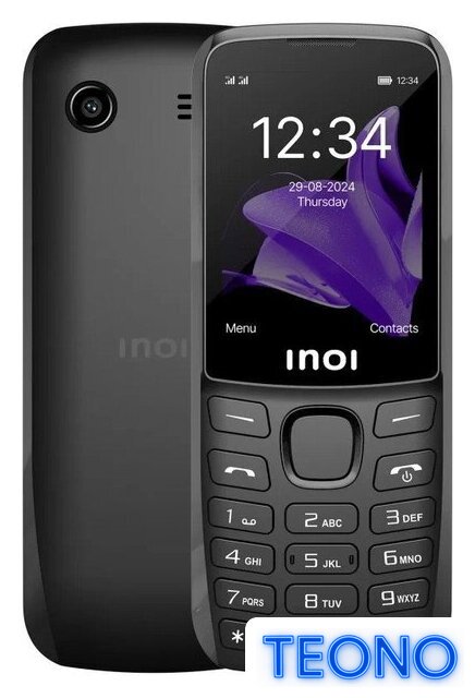 Кнопочный телефон Inoi 244 Modern Plus 4G (черный) - Изображение №1 — Интернет-магазин Teono.by
