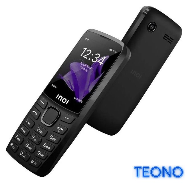 Кнопочный телефон Inoi 244 Modern Plus 4G (черный) - Изображение №9 — Интернет-магазин Teono.by