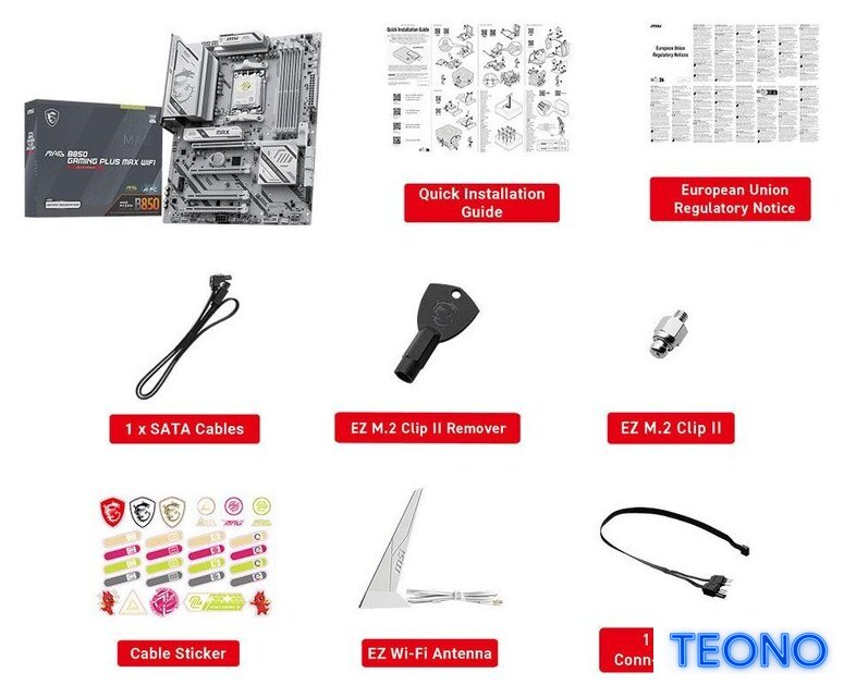 Материнская плата MSI MAG B850 Gaming Plus Max WiFi - Изображение №6 — Интернет-магазин Teono.by