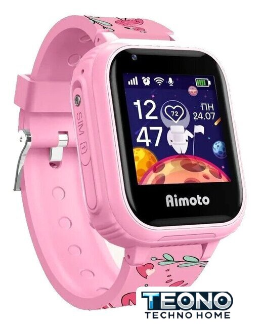 Детские умные часы Aimoto Pro 4G (фламинго) - Изображение №1 — Интернет-магазин Teono.by
