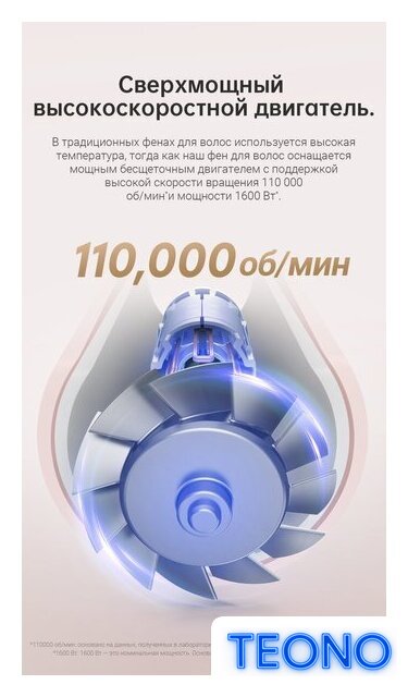 Фен Dreame Hairdryer Gleam Pink AHD12A (розовый) - Изображение №12 — Интернет-магазин Teono.by