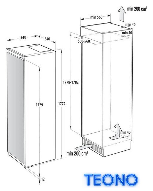 Морозильник Gorenje FNCI517E62WF - Изображение №2 — Интернет-магазин Teono.by