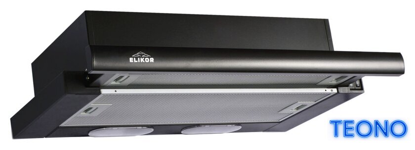 Кухонная вытяжка Elikor Интегра 60П-400-В2Л (черный) (841332) - Изображение №1 — Интернет-магазин Teono.by