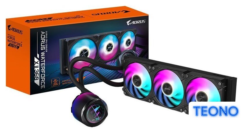 Система жидкостного охлаждения для процессора Gigabyte Aorus Waterforce X II 360 - Изображение №5 — Интернет-магазин Teono.by