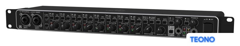 Аудиоинтерфейс Behringer U-Phoria UMC1820 - Изображение №3 — Интернет-магазин Teono.by