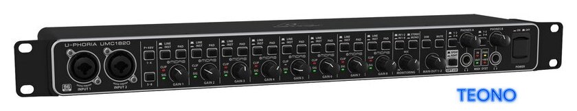 Аудиоинтерфейс Behringer U-Phoria UMC1820 - Изображение №1 — Интернет-магазин Teono.by