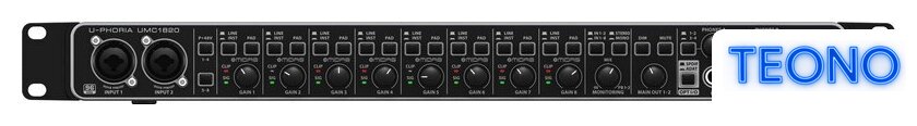 Аудиоинтерфейс Behringer U-Phoria UMC1820 - Изображение №2 — Интернет-магазин Teono.by
