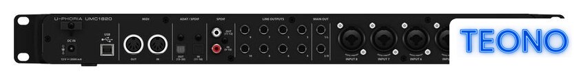 Аудиоинтерфейс Behringer U-Phoria UMC1820 - Изображение №4 — Интернет-магазин Teono.by