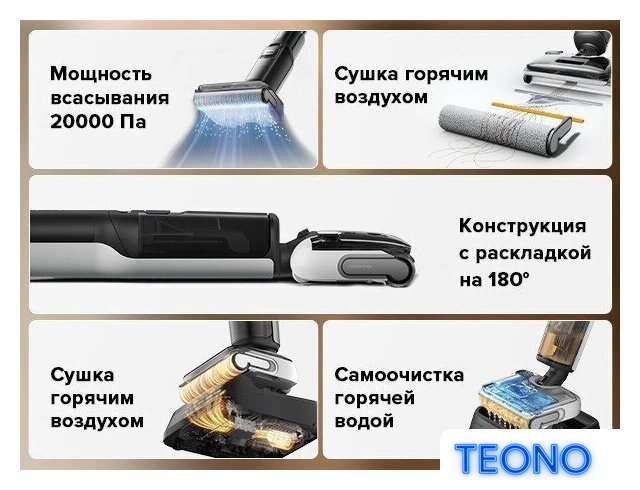 Вертикальный моющий пылесос Roborock Wet And Dry Vacuum Cleaner F25 WD5M1A (черный) - Изображение №15 — Интернет-магазин Teono.by