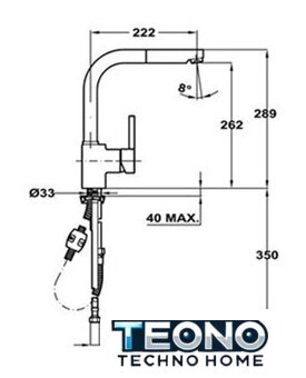Смеситель TEKA ARK 938 (хром) [239381210] - Изображение №2 — Интернет-магазин Teono.by