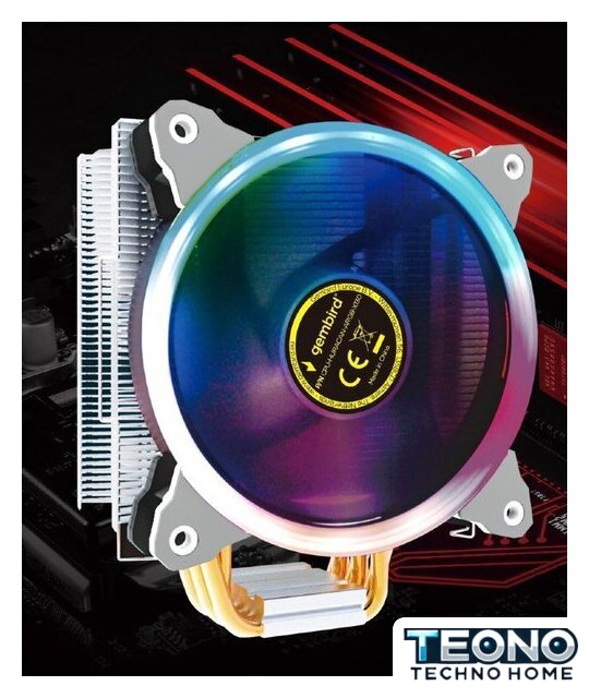 Кулер для процессора Gembird CPU-HURACAN-ARGB-X130 - Изображение №7 — Интернет-магазин Teono.by