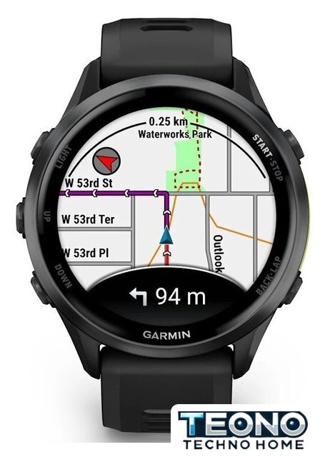 Умные часы Garmin Forerunner 970 47 мм (темно-серый/серый) - Изображение №2 — Интернет-магазин Teono.by