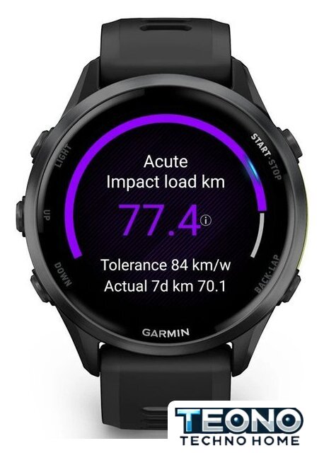 Умные часы Garmin Forerunner 970 47 мм (темно-серый/серый) - Изображение №4 — Интернет-магазин Teono.by