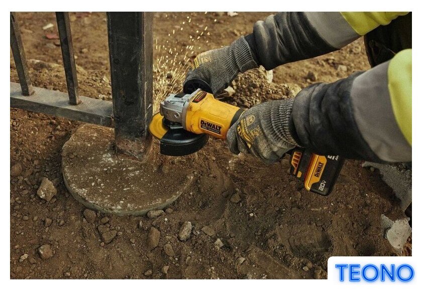 Угловая шлифмашина DeWalt DCG408N (без АКБ) - Изображение №8 — Интернет-магазин Teono.by