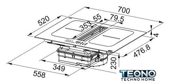 Варочная панель Franke Smart 2gether Black Lines FSM 7081R HI 340.0705.338 - Изображение №5 — Интернет-магазин Teono.by