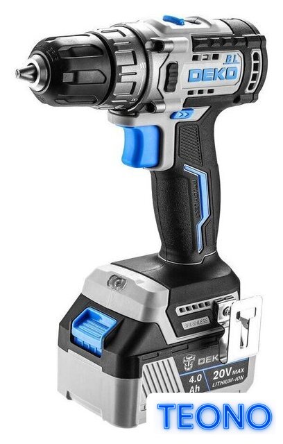 Дрель-шуруповерт Deko Loner 20V ONE+ 085-1003 (с 2-мя АКБ, кейс) - Изображение №2 — Интернет-магазин Teono.by