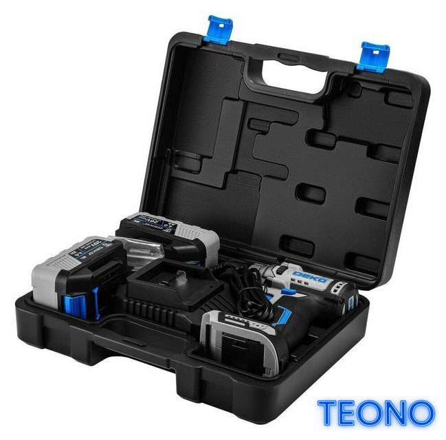 Дрель-шуруповерт Deko Loner 20V ONE+ 085-1003 (с 2-мя АКБ, кейс) - Изображение №4 — Интернет-магазин Teono.by