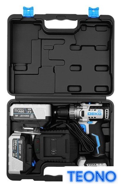 Дрель-шуруповерт Deko Loner 20V ONE+ 085-1003 (с 2-мя АКБ, кейс) - Изображение №5 — Интернет-магазин Teono.by