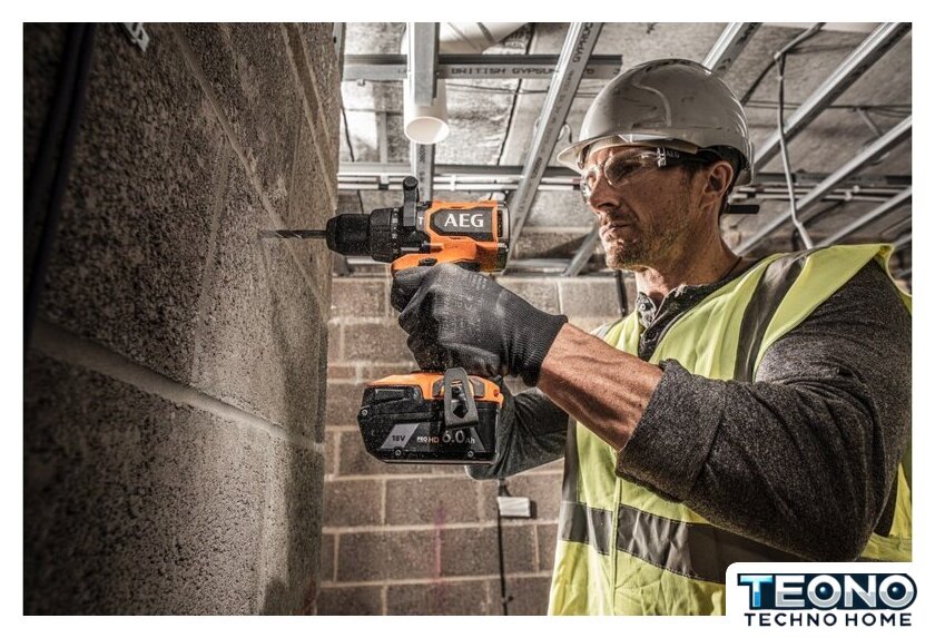 Ударная дрель-шуруповерт AEG Powertools BSB 18BL2-0 4935481042 (без АКБ) - Изображение №3 — Интернет-магазин Teono.by