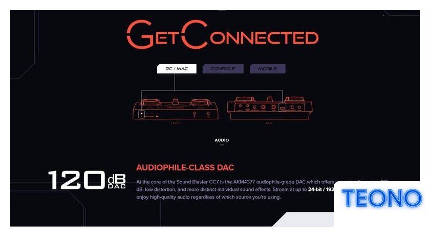 Внешняя звуковая карта Creative Sound Blaster GC7 - Изображение №6 — Интернет-магазин Teono.by