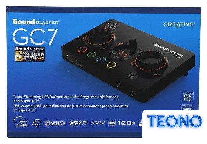 Внешняя звуковая карта Creative Sound Blaster GC7 - Изображение №5 — Интернет-магазин Teono.by