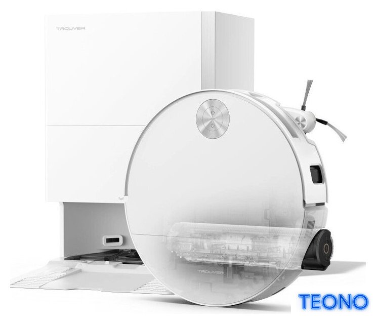Робот-пылесос Trouver Robot Vacuum S70 Pro Roller White (евровилка, белый) - Изображение №5 — Интернет-магазин Teono.by