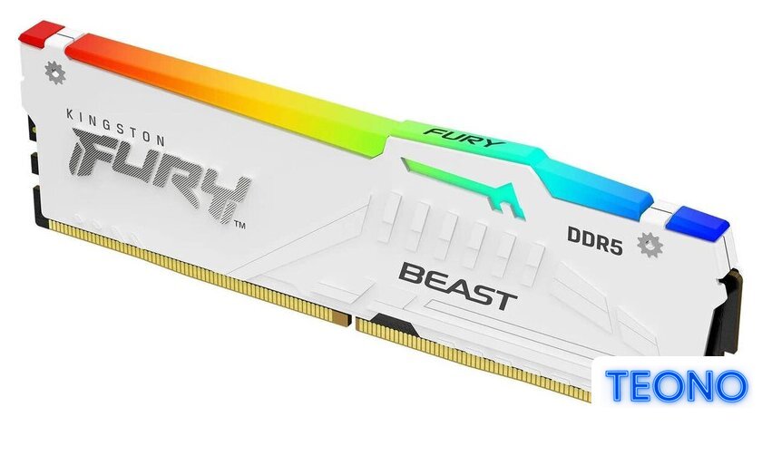 Оперативная память Kingston FURY Beast RGB 32ГБ DDR5 6400 МГц KF564C32BWEA-32 - Изображение №2 — Интернет-магазин Teono.by